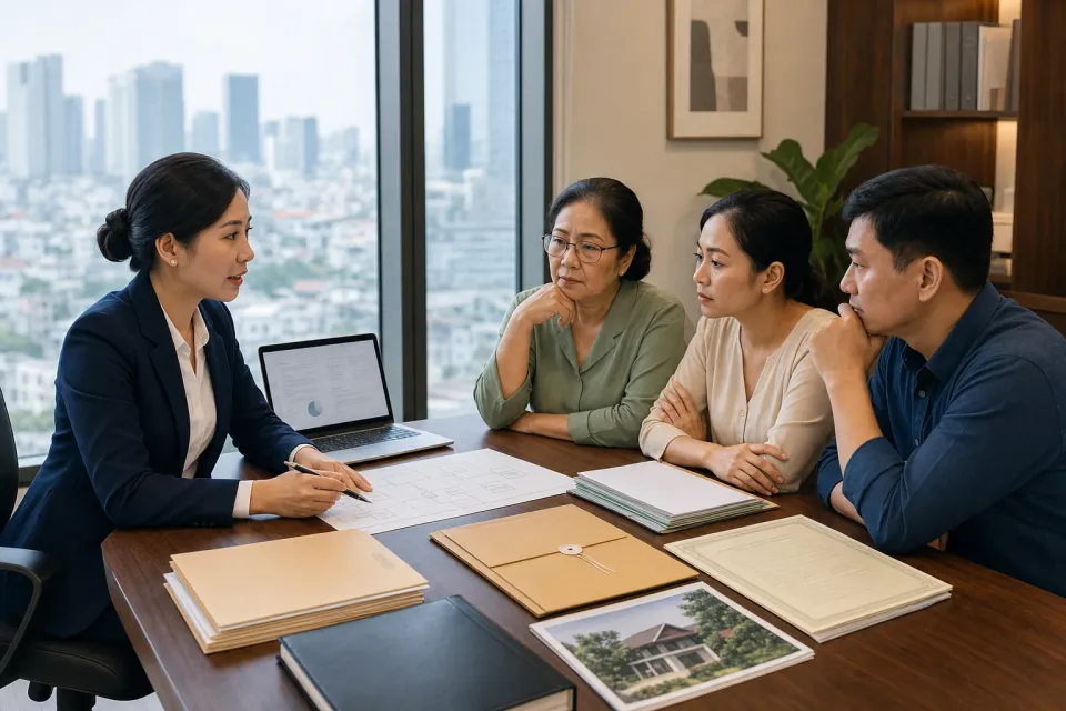 Minh họa bài viết Luật sư thừa kế TP.HCM: Lộ trình xử lý di sản