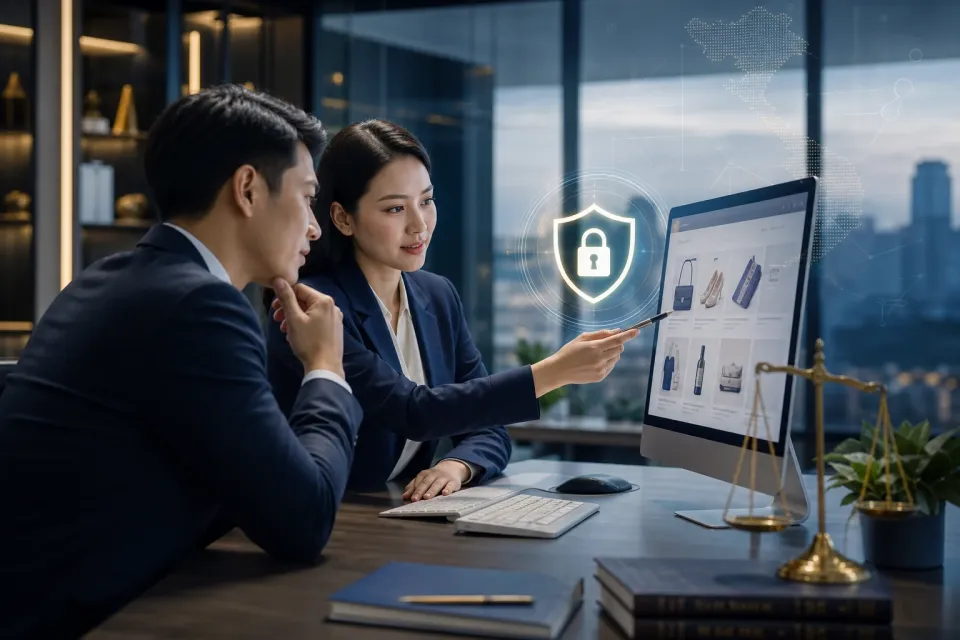 Minh họa bài viết Đăng ký website thương mại điện tử Hóc Môn: Hướng dẫn tuân thủ