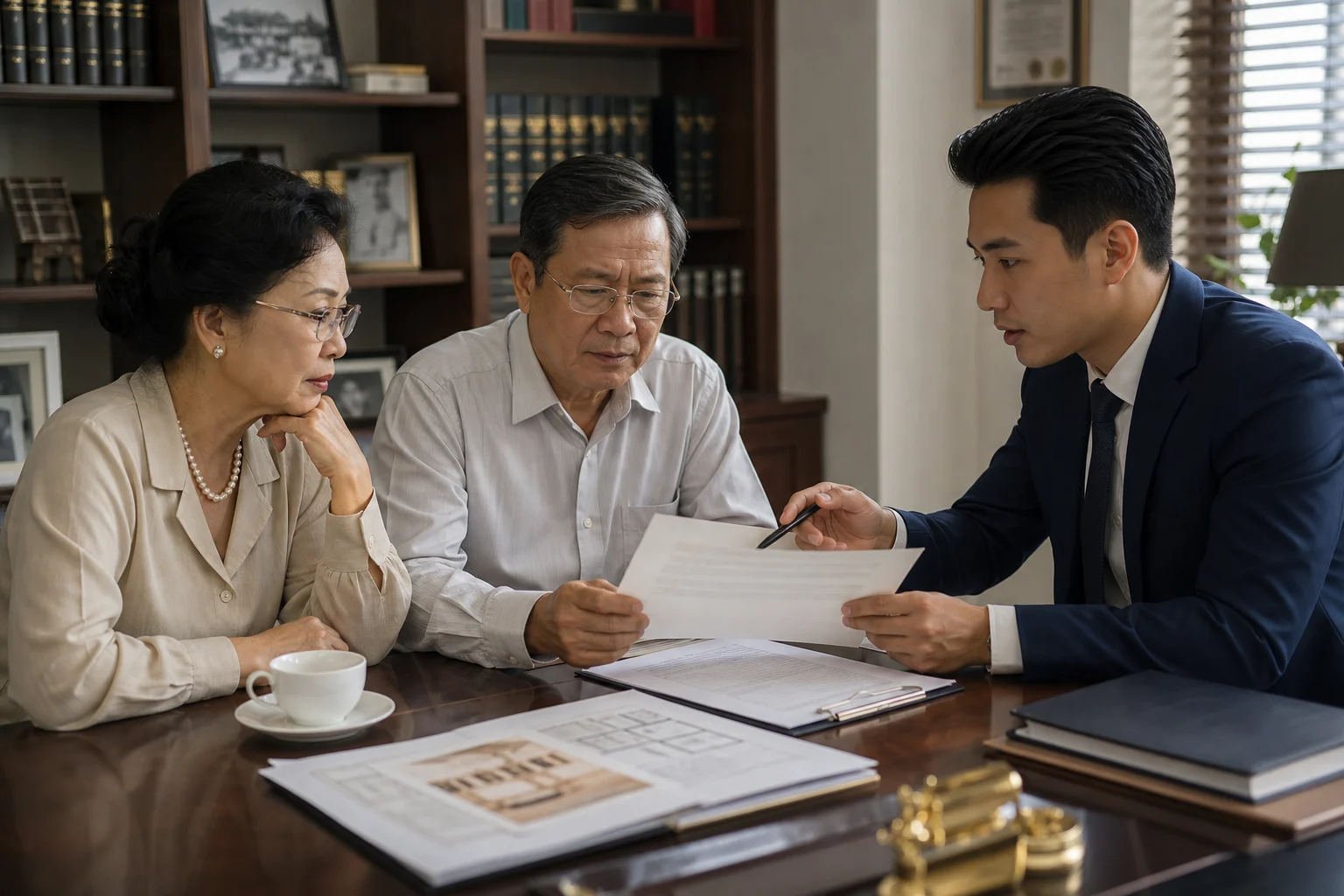 Trao đổi phương án thừa kế trong bối cảnh gia đình