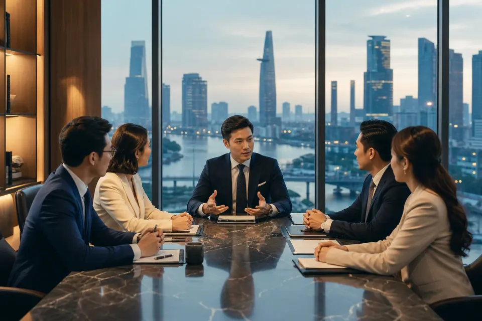 Minh họa bài viết Luật sư doanh nghiệp TP.HCM Quận 4: Nền tảng vận hành bền vững
