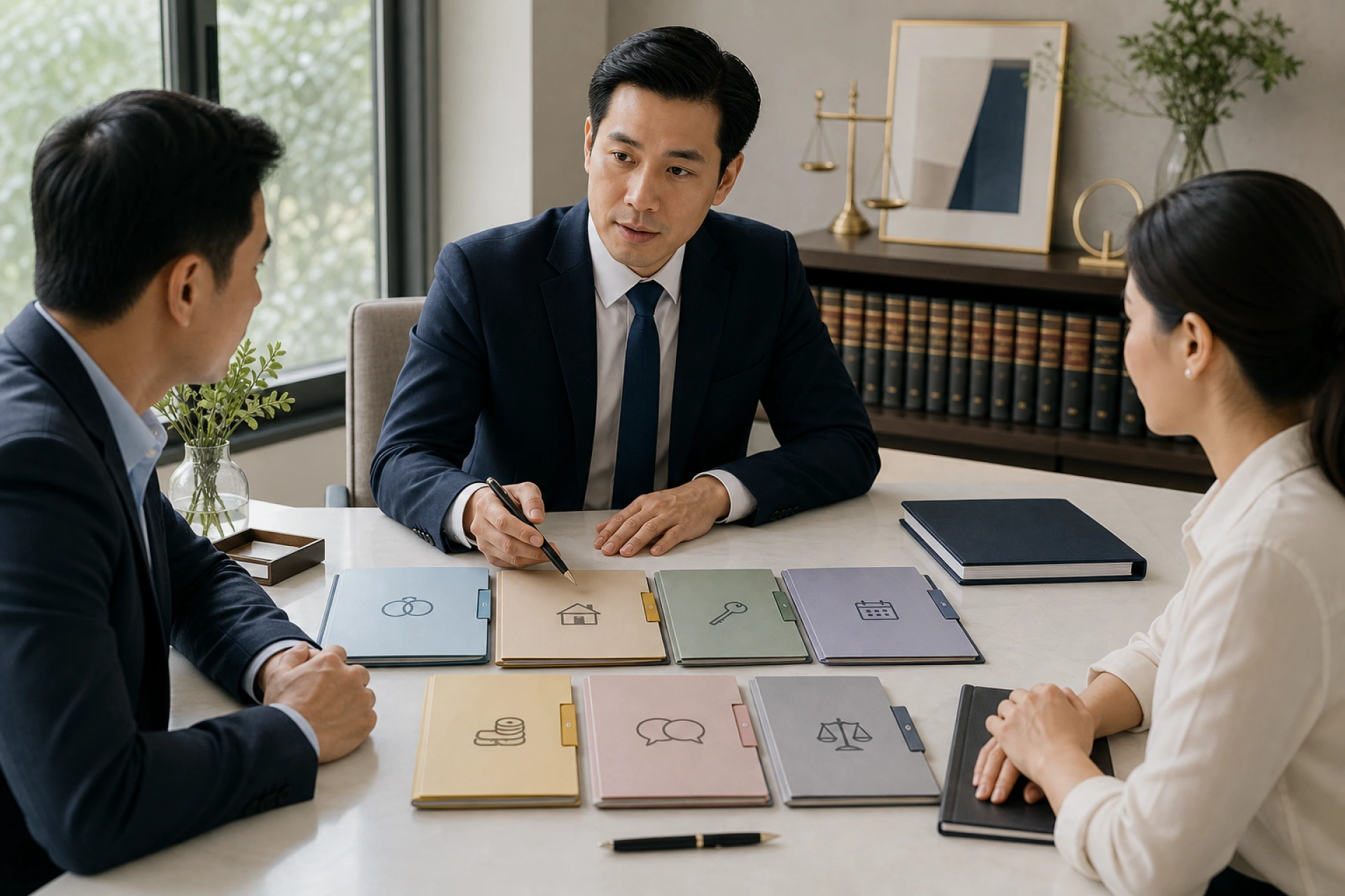 Luật sư hôn nhân gia đình lập lộ trình vụ việc