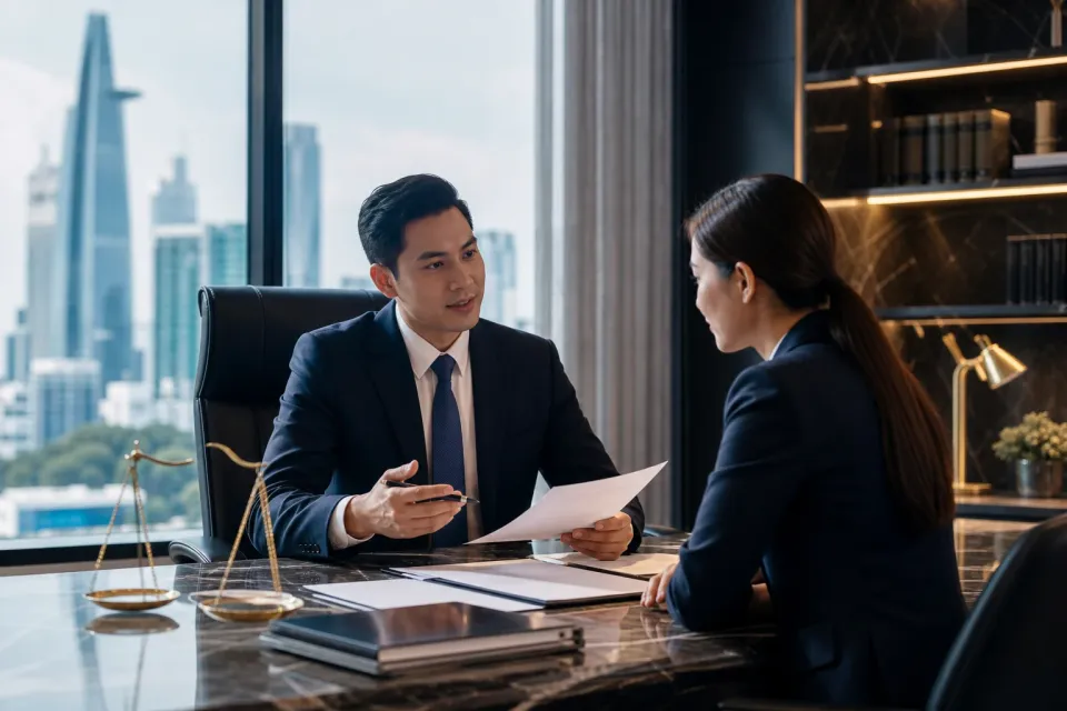 Minh họa bài viết Luật sư thương mại Quận 3: Đồng hành pháp lý cho doanh nghiệp