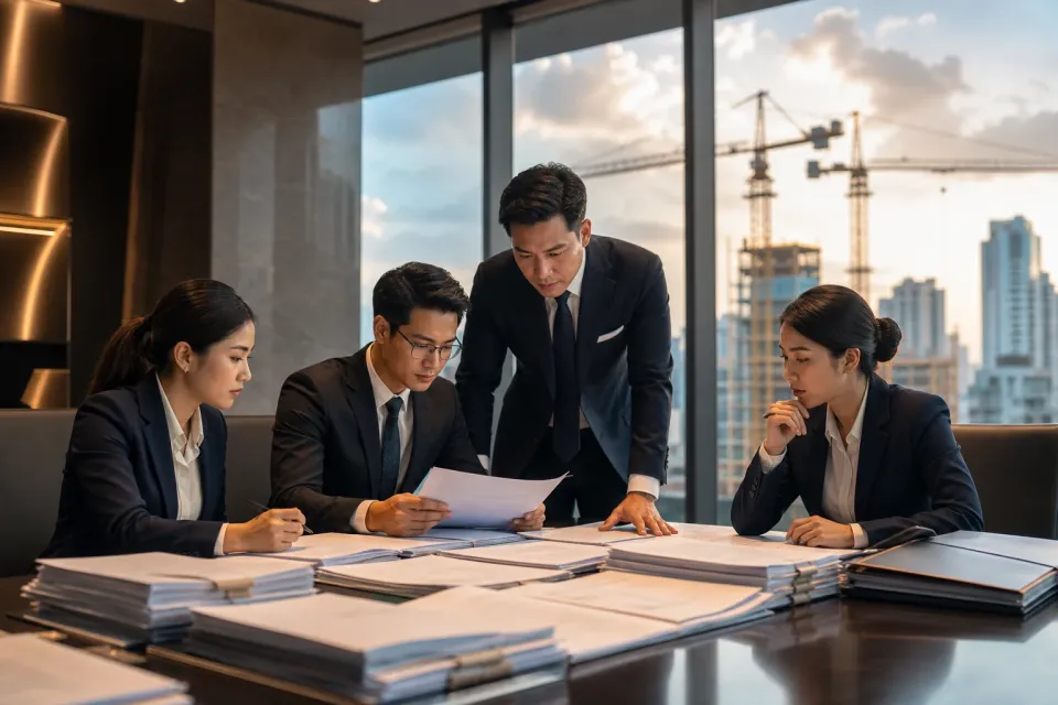 Minh họa bài viết Tư vấn pháp lý đấu thầu Bình Chánh cho dự án xây dựng