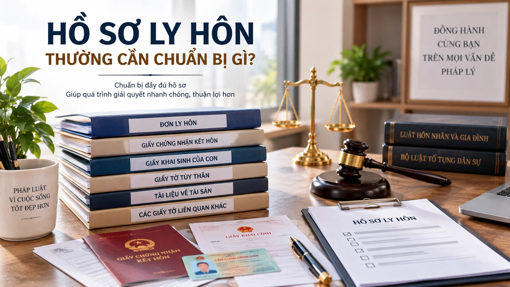 Hồ sơ ly hôn thường cần chuẩn bị gì?